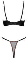 Schwarzes verführerisches Bügel BH Set mit modischen Akzenten von Cottelli LINGERIE – Ansicht 8