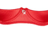 Rotes 3-teiliges Set aus Hebe, Strapshalter und String von Cottelli – Ansicht 6
