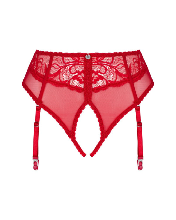 Roter Strumpfband-Slip Dagmarie für heiße Abende von Obsessive – Ansicht 3