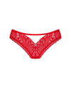 Rote Panties Chilisa aus zarter Blütenspitze von Obsessive – Ansicht 3