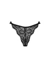 Schwarzer Riostring Bellastia aus Blütenspitze mit Schmuckelement von Obsessive – Ansicht 4