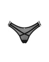 Schwarzer transparenter String Roxelia mit wilden Einblicken von Obsessive – Ansicht 3
