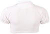 Sexy Schuluniform-Kostüm mit Knotenbluse, Faltenrock und Rüschenslip von Cottelli – Ansicht 6