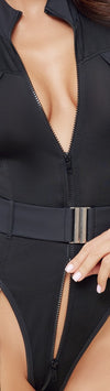 Sexy Polizei-Straps-Body im Special-Police-Style mit Emblem von Cottelli – Ansicht 6
