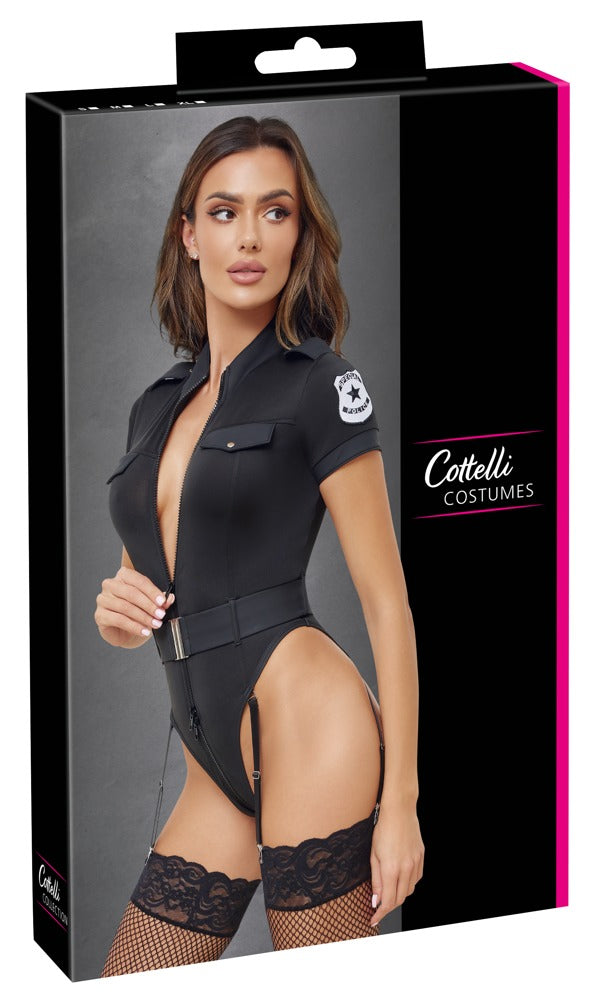 Sexy Polizei-Straps-Body im Special-Police-Style mit Emblem von Cottelli