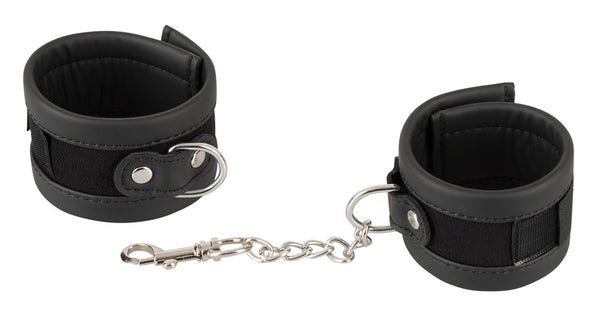 Vegane Handfesseln mit Klettverschluss und abnehmbarer Kette von Vegan Fetish – Ansicht 5