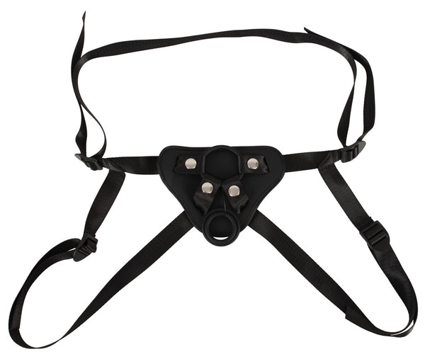Veganer verstellbarer Strap-on-Umschnallgurt in Leder-Optik von Vegan Fetish – Ansicht 2