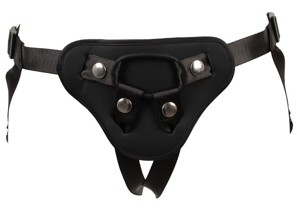 Veganer verstellbarer Strap-on-Umschnallgurt in Leder-Optik von Vegan Fetish – Ansicht 6