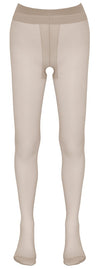 Hautfarbene Strumpfhose ouvert mit Satin-Glanz und offenem Schritt von Cottelli – Ansicht 4