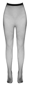 Schwarze elegante Netzstrumpfhose mit feinen seidigen Maschen von Cottelli LEGWEAR – Ansicht 7