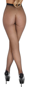 Schwarze elegante Netzstrumpfhose mit feinen seidigen Maschen von Cottelli LEGWEAR – Ansicht 5