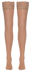 Helles sinnliches Strumpf Paar mit elegantem Spitzenabschluss von Cottelli LEGWEAR – Ansicht 5