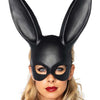 Schwarze geheimnisvolle Hasenmaske im verlockenden Maskerade Look | Leg Avenue