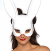Weißes erotisches Hasen Masken Set für aufregende Rollenspiele | Leg Avenue