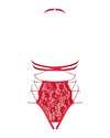 Roter Iosa-Teddy mit offenem Schritt und Spitze von Obsessive – Ansicht 4
