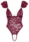 Roter verführerischer Stringbody mit Perlenketten und Spitze von Cottelli LINGERIE – Ansicht 7