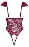 Roter verführerischer Stringbody mit Perlenketten und Spitze von Cottelli LINGERIE – Ansicht 8