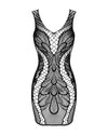 Schwarzes Strickkleid mit der gewissen Würze von Obsessive – Ansicht 3