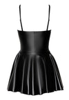 Wetlook Minikleid mit Reißverschluss und Neckholder von Noir Handmade – Ansicht 11