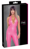 Neonpinkfarbener Overall mit Rio-String im Mattglanz von Cottelli PARTY
