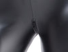 Schwarzer hautenger Powerwetlook Overall mit offener Rückenschnürung von Noir – Ansicht 5
