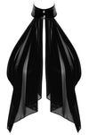 Transparenter Neckholder-Bolero mit Druckknöpfen von Noir Handmade – Ansicht 10