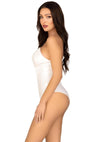 Weißes verführerisches Bodysuit Kostüm mit markantem Knochendesign von Leg Avenue – Ansicht 4