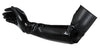 Schwarze ellbogenlange Handschuhe aus glänzendem Latex von Late X – Ansicht 6
