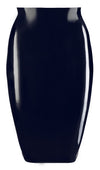 Schwarzer taillenhoher knielanger Latex-Rock von Late X – Ansicht 6