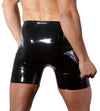 Schwarze hautenge Latex-Pants mit Showmaster-Öffnung von Late X – Ansicht 3