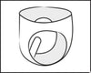 Schwarzer taillenhoher Latex-Slip mit aufpumpbarem Anal-Plug von Late X – Ansicht 3