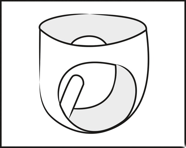 Schwarzer taillenhoher Latex-Slip mit aufpumpbarem Anal-Plug von Late X – Ansicht 3