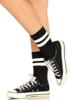 Sportliche Knöchelsocken mit Streifen in College-Look | Leg Avenue