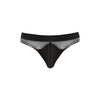 Herren-Slip mit transparentem Schritt für Herren - Grau | Shots