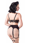 3-teiliges BH-Set beige/schwarz | Belsira SALE