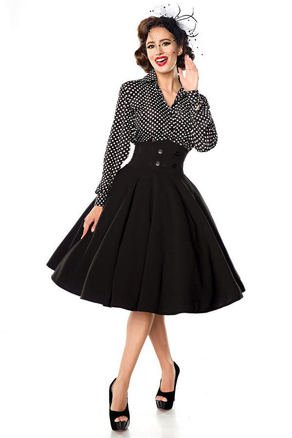 Belsira Tellerrock schwarz