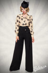 Belsira Marlenehose schwarz - Hosen & Leggings
