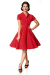 Premium Retrokleid Rot| Belsira