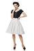 Elegantes Retrokleid mit Punkten und kleinem Kragen | Belsira