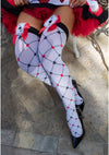 Bunte verspielte Strumpfhose im Karten Design von Leg Avenue – Ansicht 7