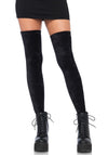 Samtige Overknees aus Velours - Elegante Strümpfe in Samt-Optik | Leg Avenue