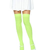 Neongrüne aufreizende halterlose Strümpfe für spektakuläre Rave Outfits | Leg Avenue