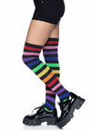 Regenbogen Overknee Strümpfe - Bunte Kniestrümpfe | Leg Avenue