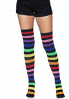 Regenbogen Overknee Strümpfe - Bunte Kniestrümpfe | Leg Avenue