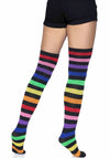 Regenbogen Overknee Strümpfe - Bunte Kniestrümpfe | Leg Avenue