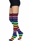 Regenbogen Overknee Strümpfe - Bunte Kniestrümpfe | Leg Avenue
