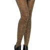 Schwarze funkelnde Strumpfhose mit atemberaubendem goldenem Glitzereffekt | Leg Avenue