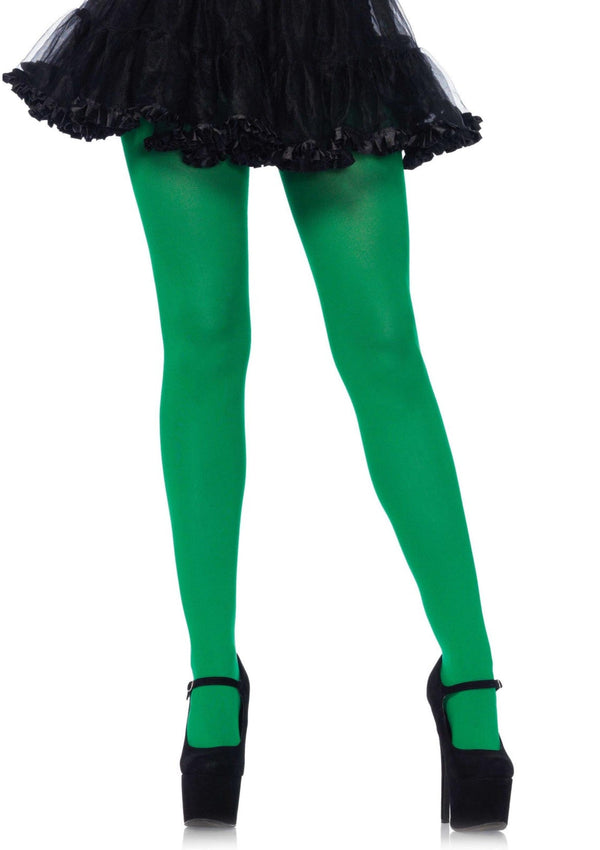 Grüne verführerische Feinstrumpfhose für einen eleganten Auftritt von Leg Avenue