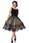 Kleid im Retro-Stil mit Spitzenrock | Belsira SALE