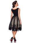 Kleid im Retro-Stil mit Spitzenrock | Belsira SALE